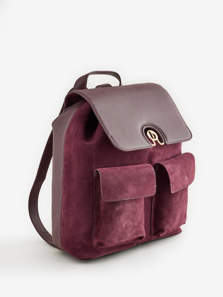 بني - حقيبة ظهر جلد من B by Ted Baker - صورة 1 من 5 بني - حقيبة ظهر جلد من B by Ted Baker - صورة 1 من 5