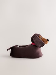 Brown Dachshund Dog Mini Boot Slippers - Image 7 of 9