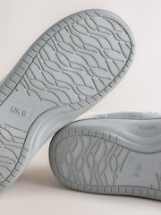 Grey Borg Mini Boot Faux Fur Lined Slippers With Arch Support - Image 9 of 9