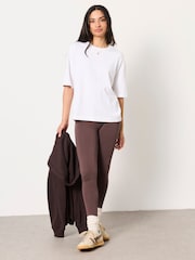 FatFace 2 PACK MERIBEl Purple Leggings - Image 4 of 6