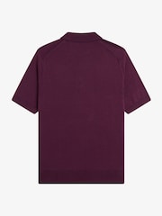 Violet - Polo en coton tricoté Fred Perry - Image 7 sur 7
