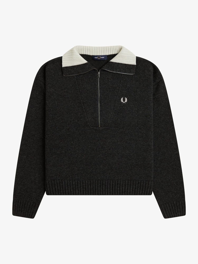 Fred Perry Half Zip Jumper - صورة 1 من 1 Fred Perry Half Zip Jumper - صورة 1 من 1