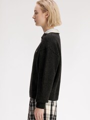 Fred Perry Grey Half Zip Jumper - Image 2 of 4