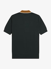 Grün - Fred Perry Cable Knit Shirt - Bild 5 von 5