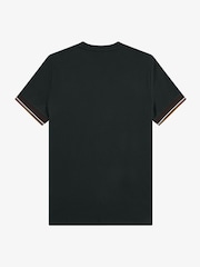 Fred Perry Green Twin Tipped  Cuff T-Shirt - Image 5 of 5