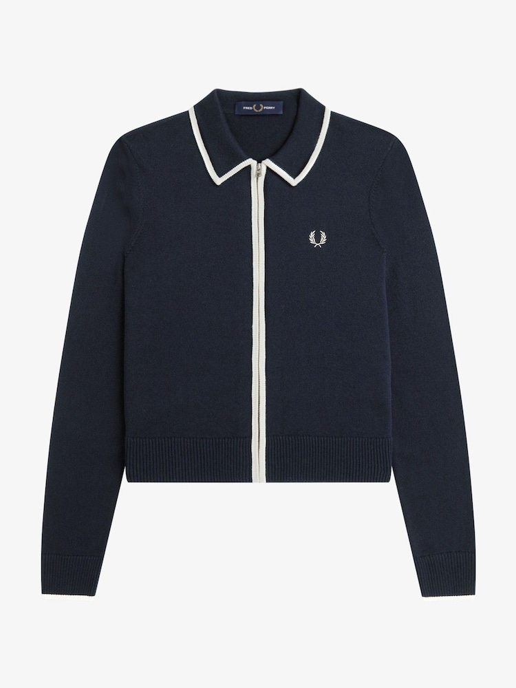 Fred Perry Zip-Through Knitted Shirt - Bild 1 von 1