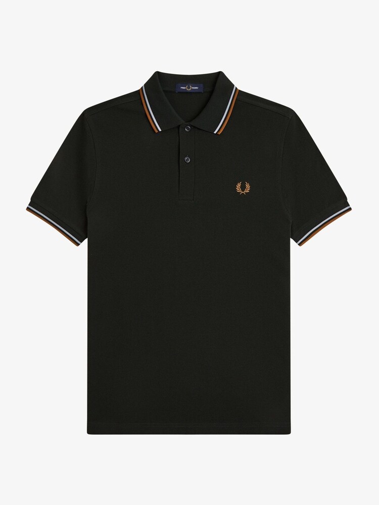Fred Perry Green Twin Tipped Fred Perry Shirt - Image 1 of 1