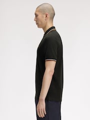 Fred Perry Green Twin Tipped Fred Perry Shirt - Image 2 of 5