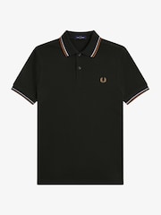 Fred Perry Green Twin Tipped Fred Perry Shirt - Image 4 of 5
