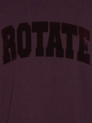 Rotate Red Jersey Oversized T-Shirt - Image 4 of 4