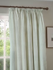 ستائر Hebden مخططة بكسرة مستقيمة ومبطنة من القطن 100% - صورة 4 من 6