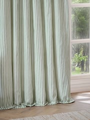 ستائر Hebden مخططة بكسرة مستقيمة ومبطنة من القطن 100% - صورة 5 من 6