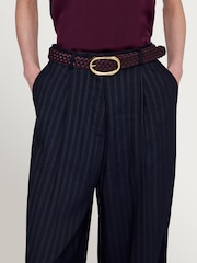 ANINE BING Red Signature Link Braided Belt - Image 4 of 4