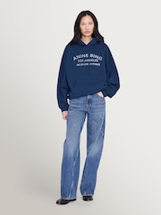 ANINE BING Blue Harvey Sweatshirt - Image 1 of 6