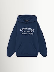 ANINE BING Blue Harvey Sweatshirt - Image 5 of 6