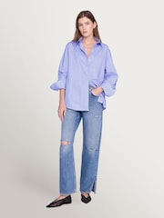 ANINE BING Blue Blue Essie Shirt - Image 1 of 4