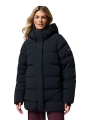 Columbia Amaze Puff™ Mid Hooded Black Jacket - Bild 1 von 6