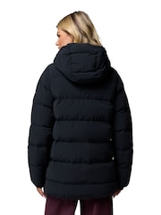 Columbia Amaze Puff™ Mid Hooded Black Jacket - Bild 2 von 6