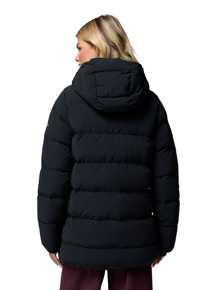 Columbia Amaze Puff™ Mid Hooded Black Jacket - Bild 2 von 6