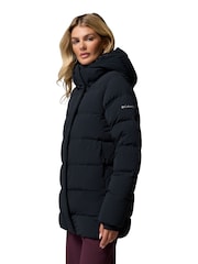 Columbia Amaze Puff™ Mid Hooded Black Jacket - Bild 4 von 6