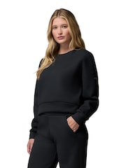 Sudadera de cuello redondo de felpa gruesa Columbia Amazesweats negra - Imagen 3 de 5