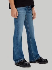 Calvin Klein Blue Mid Rise Flared Jeans - Image 1 of 5
