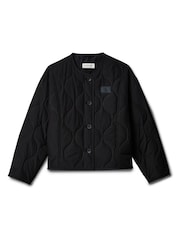 Calvin Klein Black Quilted Jacket - Image 2 of 2