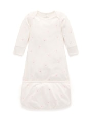 Purebaby Off White Bear Print Sleepsuit  3 Pack - Image 2 of 6