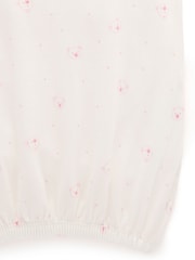 Purebaby Off White Bear Print Sleepsuit  3 Pack - Image 5 of 6