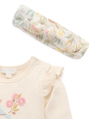 Purebaby Pink Headband Set 3 Piece - Image 4 of 6