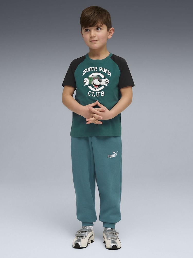 Puma ESS No. 1 Logo Fleece Joggers - תמונה 2 מתוך 5