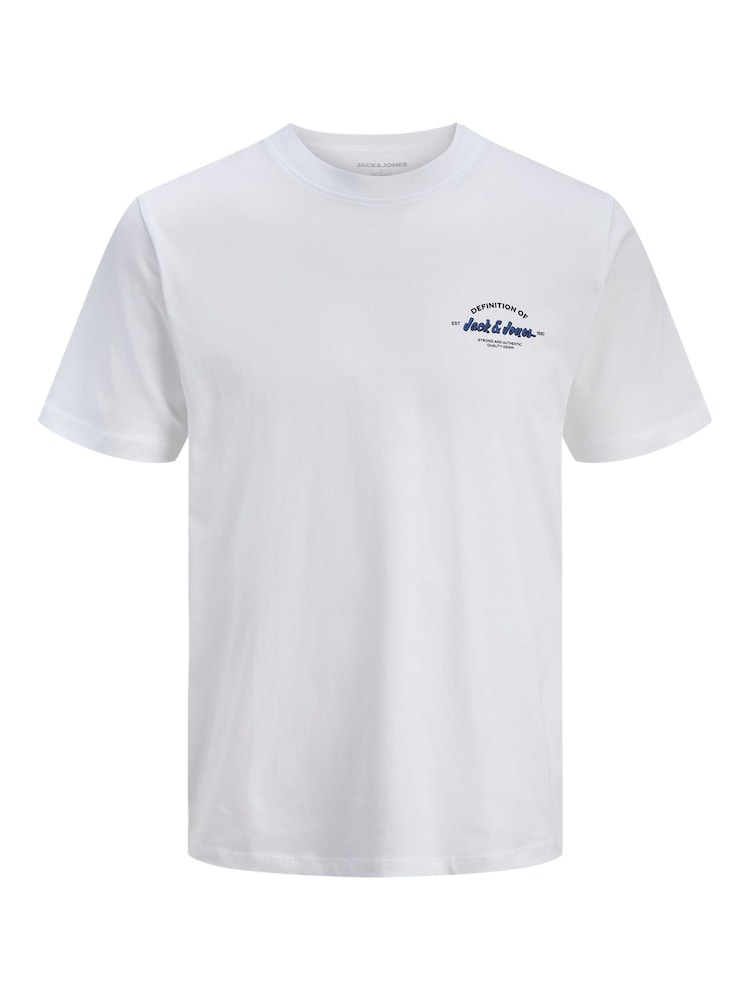 JACK & JONES Blue Brandon Short Sleeve T-Shirt - Image 2 of 4 JACK & JONES Blue Brandon Short Sleeve T-Shirt - Image 2 of 4