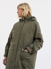 JD Williams Green 2 In 1 Shower Resist Parka - Image 3 of 4