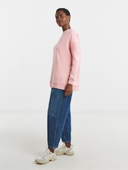 JD Williams Pink Side Zip Longline Sweater - Image 3 of 4