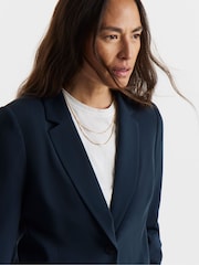 JD Williams Blue Tailored Single Breasted Blazer - Image 3 of 4