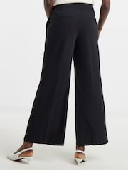 JD Williams Black Magisculpt Wide Leg Trousers - Image 3 of 4