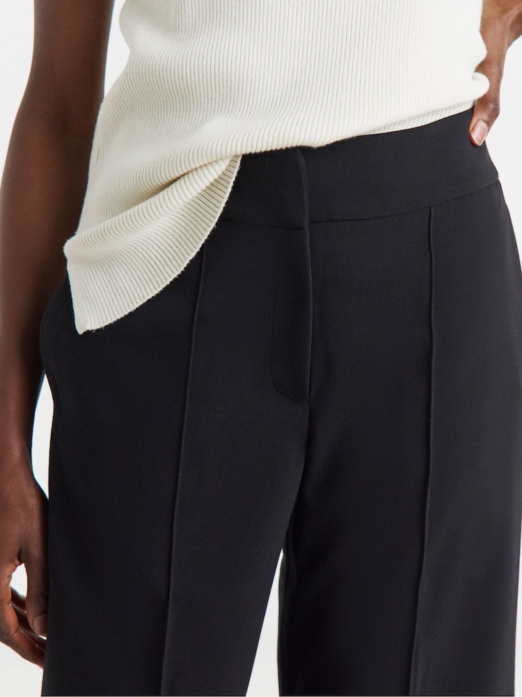 JD Williams Black Magisculpt Wide Leg Trousers - Image 4 of 4