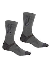 Regatta Grey Wool Hiker Sock 2 Pair - Image 1 of 1