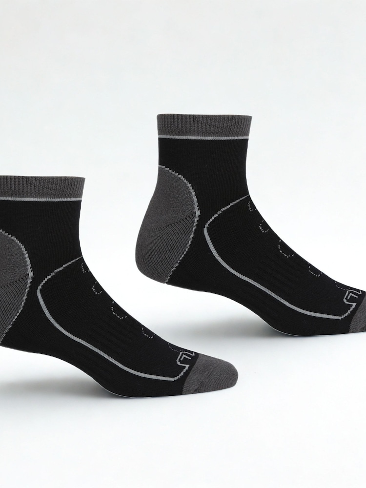 Regatta Black Samaris Trail Socks - Image 2 of 2 Regatta Black Samaris Trail Socks - Image 2 of 2