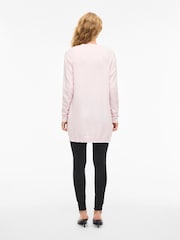 VILA Pink Long Sleeve Lightweight Knit Cardigan - Image 2 of 6