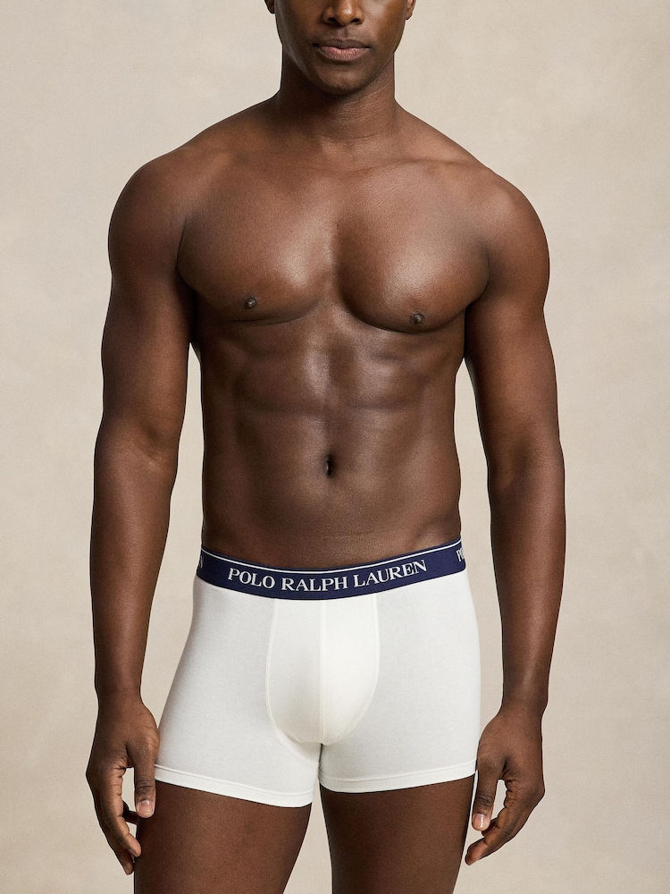 Polo Ralph Lauren White Classic Boxers 5 Pack - Image 2 of 8 Polo Ralph Lauren White Classic Boxers 5 Pack - Image 2 of 8