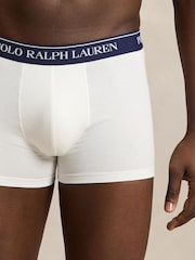 Polo Ralph Lauren White Classic Boxers 5 Pack - Image 6 of 8