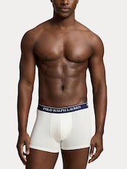 Polo Ralph Lauren White Classic Boxers 5 Pack - Image 8 of 8