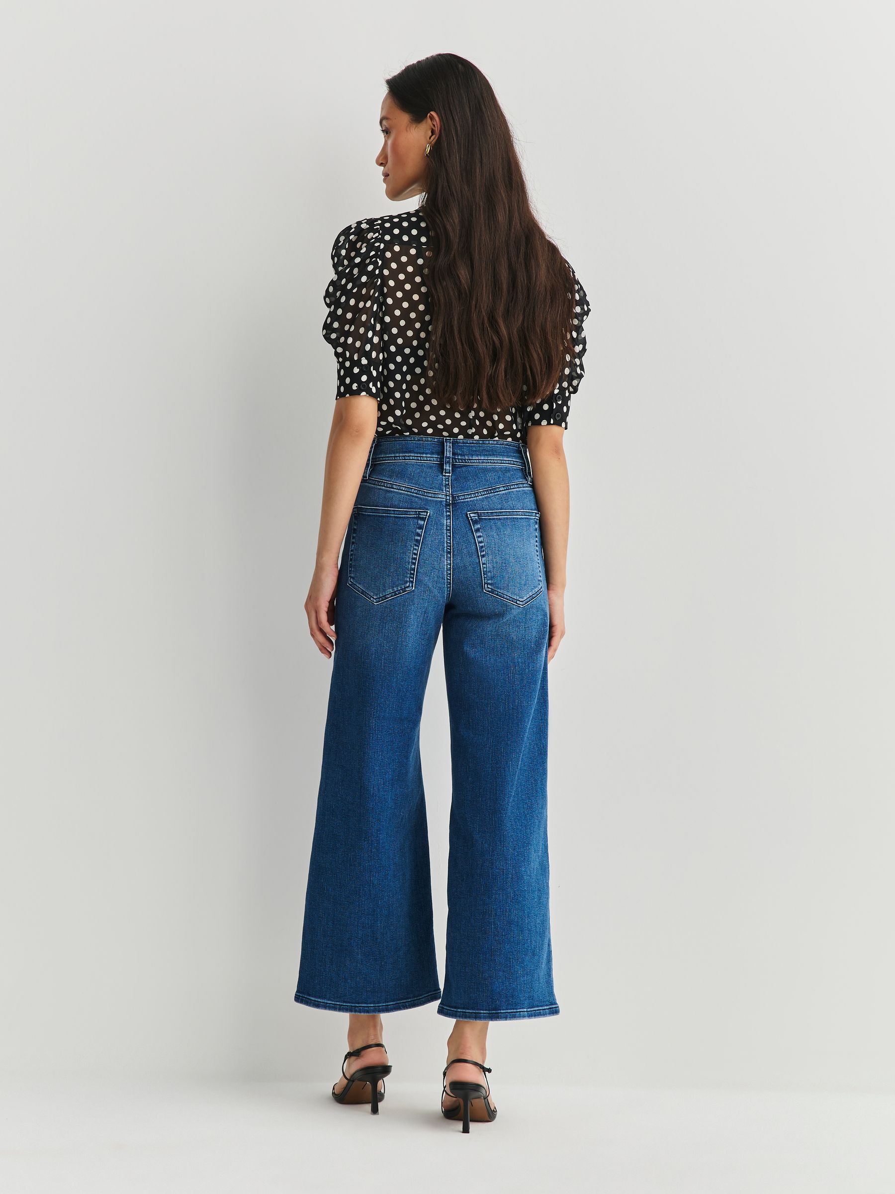 Buy FRAME Archive Acve The Slim Palazzo Crop Harbor Pocket 31