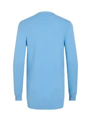 VILA Sky Blue Long Sleeve Lightweight Knit Cardigan - Image 5 of 5