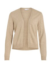 VILA Natural Long Sleeve Cropped Lightweight Cardigan - Image 5 of 6