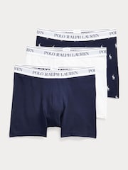 Polo Ralph Lauren Blue Mens Knitted Boxer 3 Pack - Image 1 of 6