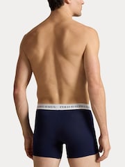 Polo Ralph Lauren Blue Mens Knitted Boxer 3 Pack - Image 4 of 6
