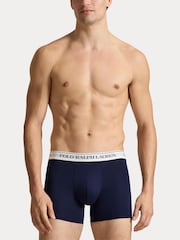 Polo Ralph Lauren Blue Mens Knitted Boxer 3 Pack - Image 6 of 6