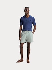Polo Ralph Lauren Green Traveller Seersucker Swim Shorts - Image 5 of 6